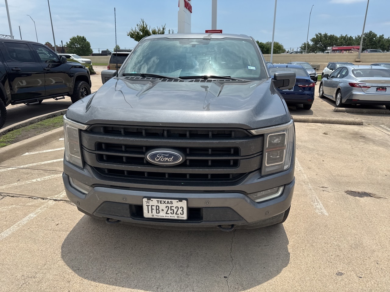 Used 2023 Ford F-150 Lariat with VIN 1FTFW1E88PFA08559 for sale in Richardson, TX