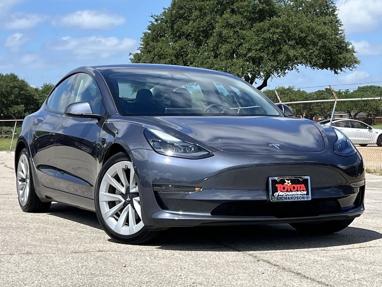 Used 2023 Tesla Model 3 Base with VIN 5YJ3E1EA8PF669764 for sale in Richardson, TX