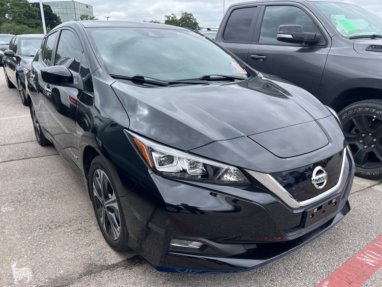 Used 2019 Nissan Leaf SV Plus with VIN 1N4BZ1CP5KC318460 for sale in Richardson, TX