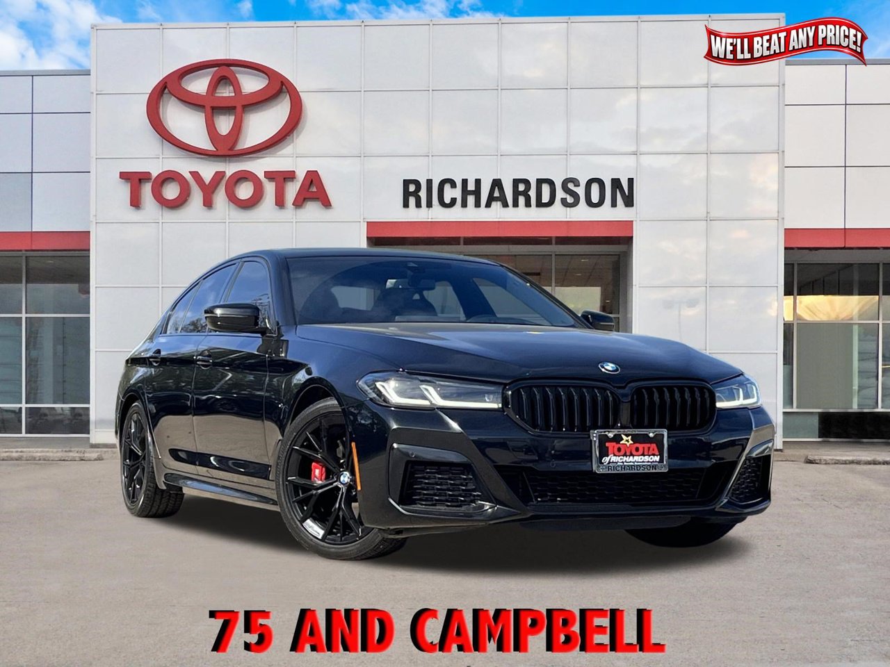 Black Sapphire Metallic 2023 BMW 5 Series Sedan Rear-Wheel Drive 8-Speed Automatic