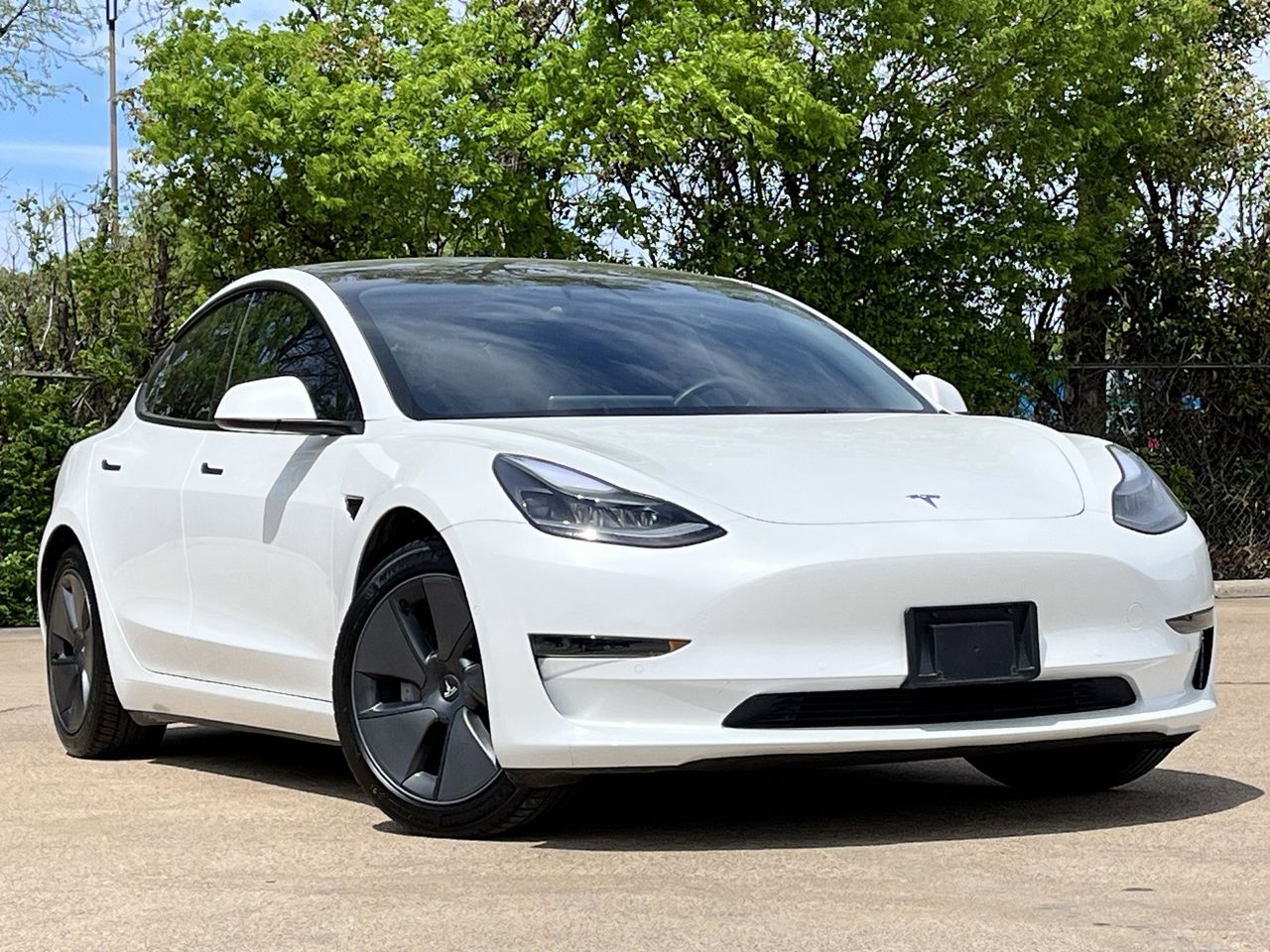 Used 2021 Tesla Model 3 Base with VIN 5YJ3E1EA6MF096911 for sale in Richardson, TX