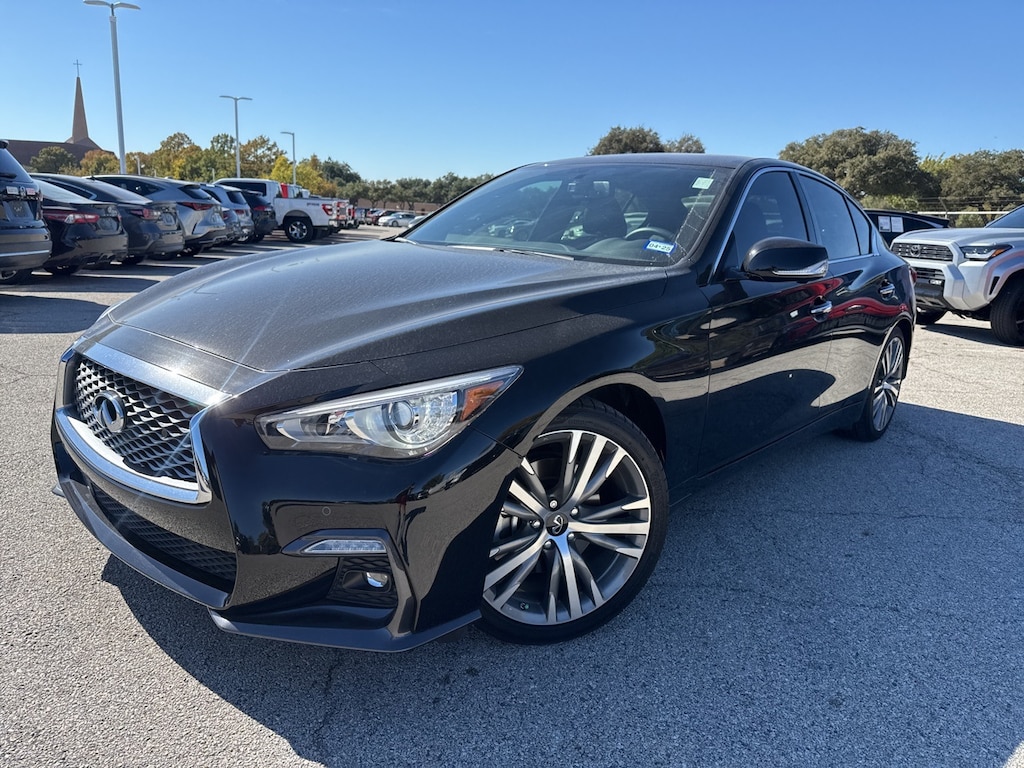 Used 2022 INFINITI Q50 Sensory w/Moonroof/Leather/Navigation Sedan