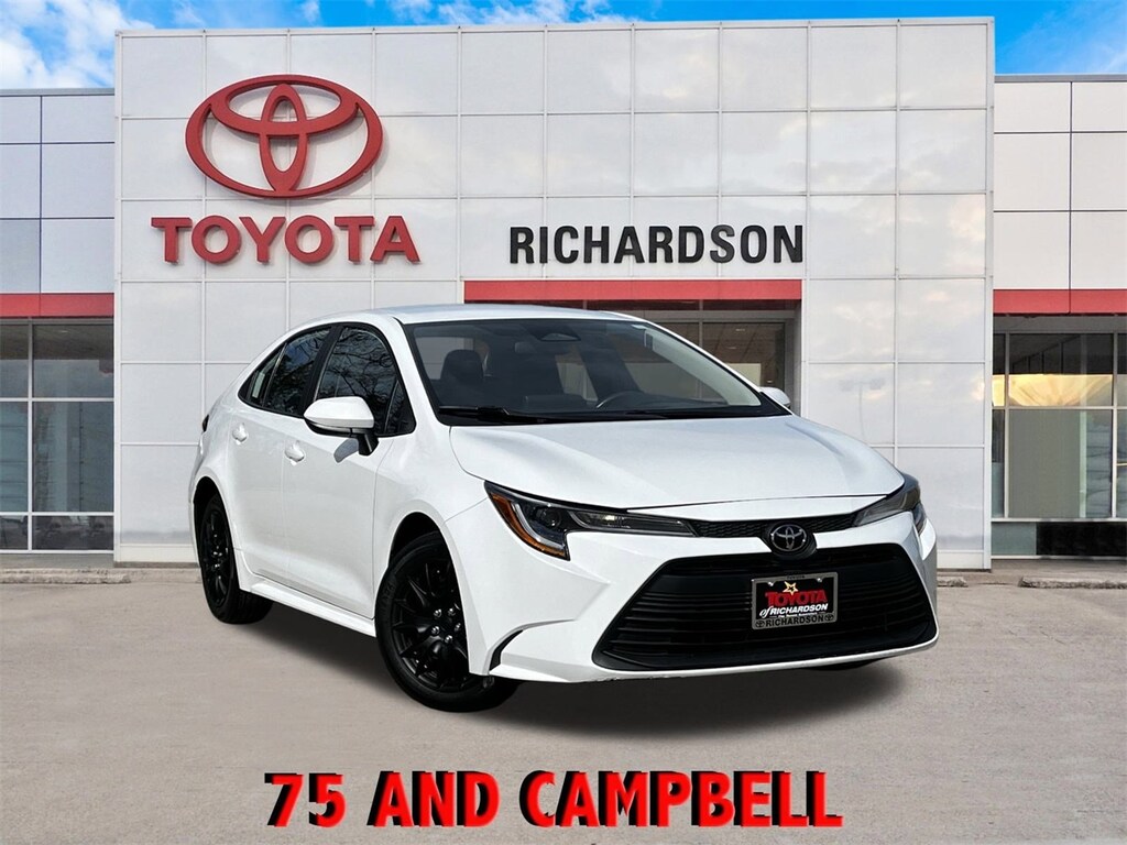 Used 2024 Toyota Corolla LE w/Radio: 8-Inch Toyota Audio Multimedia Sedan