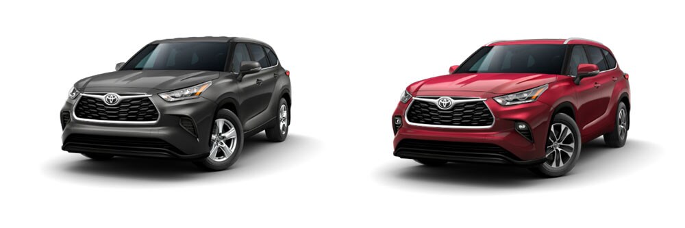 2020 Toyota Highlander L vs 2020 Toyota Highlander XLE