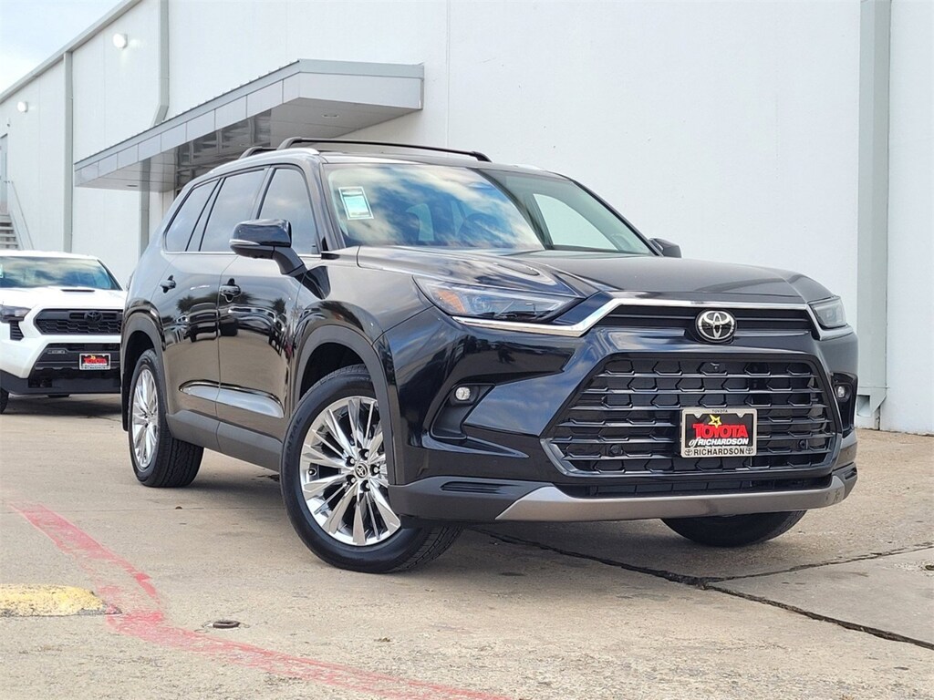 New Midnight Black 2025 Toyota Grand Highlander Platinum For Sale in