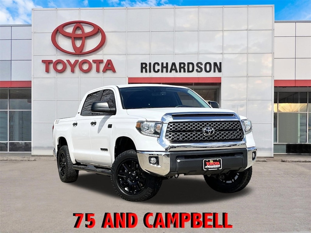 Used 2020 Toyota Tundra SR5 w/TSS Off-Road Packag/18-in Black Alloy Wheels Truck CrewMax