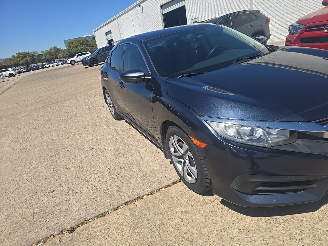 Used 2017 Honda Civic LX with VIN 19XFC2F50HE035933 for sale in Richardson, TX