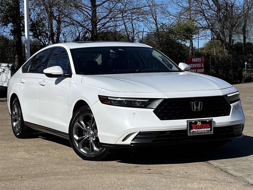 Used 2023 Honda Accord Hybrid EX-L w/Sunroof/Leather/17-in Pewter Gray Alloy Sedan