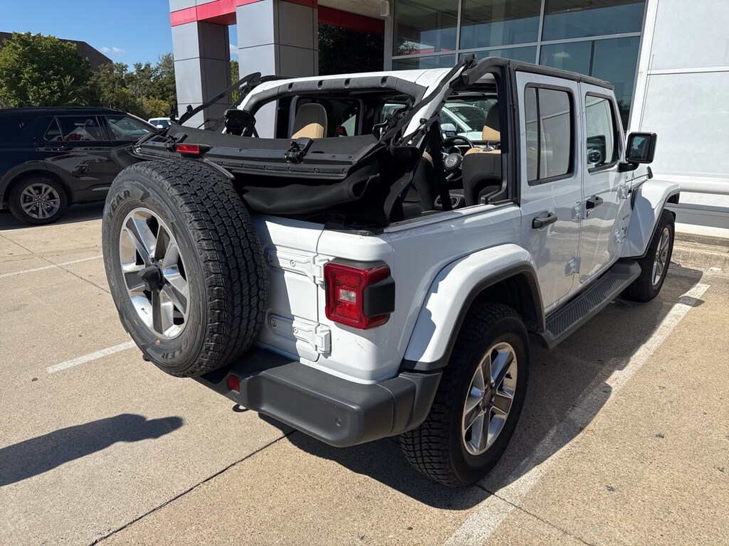 Used 2018 Jeep Wrangler Unlimited Sahara w/Premium Black Sunrider Soft SUV