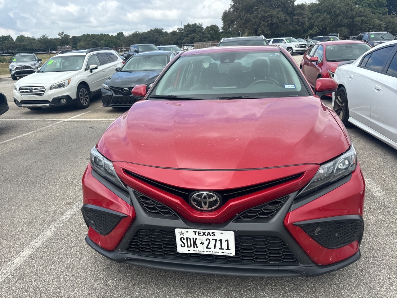 Used 2021 Toyota Camry SE with VIN 4T1G11AK2MU481039 for sale in Richardson, TX