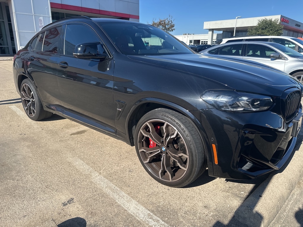 Used 2024 BMW X4 M Base w/Panoramic-Roof/Navigation/Red Leather SUV
