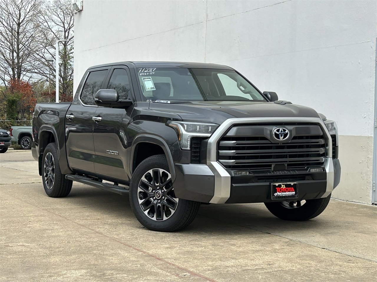 New Magnetic Gray Meta 2024 Toyota Tundra Hybrid Limited For Sale 