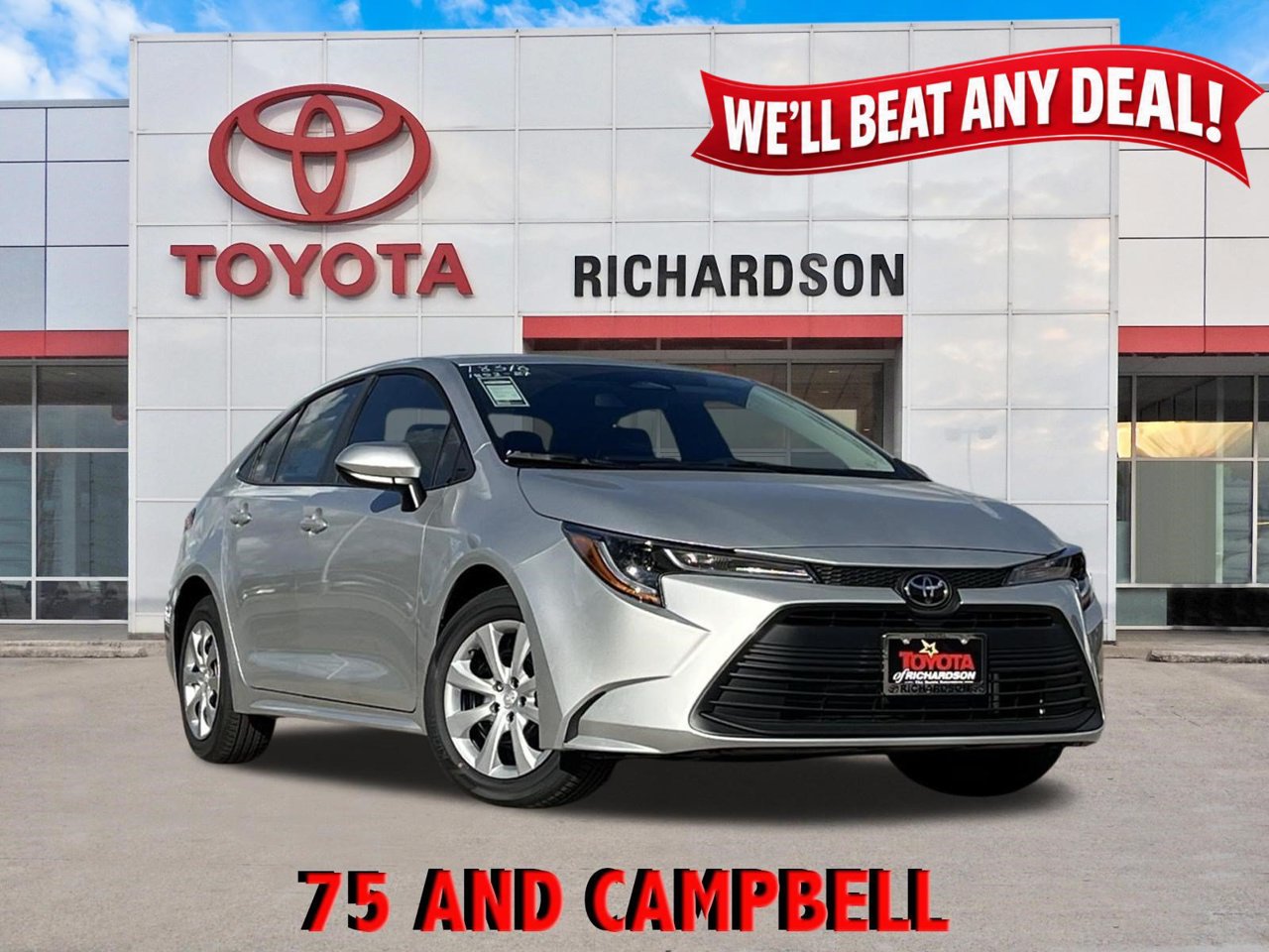 Classic Silver 2027 Toyota Corolla Sedan Front-Wheel Drive 
