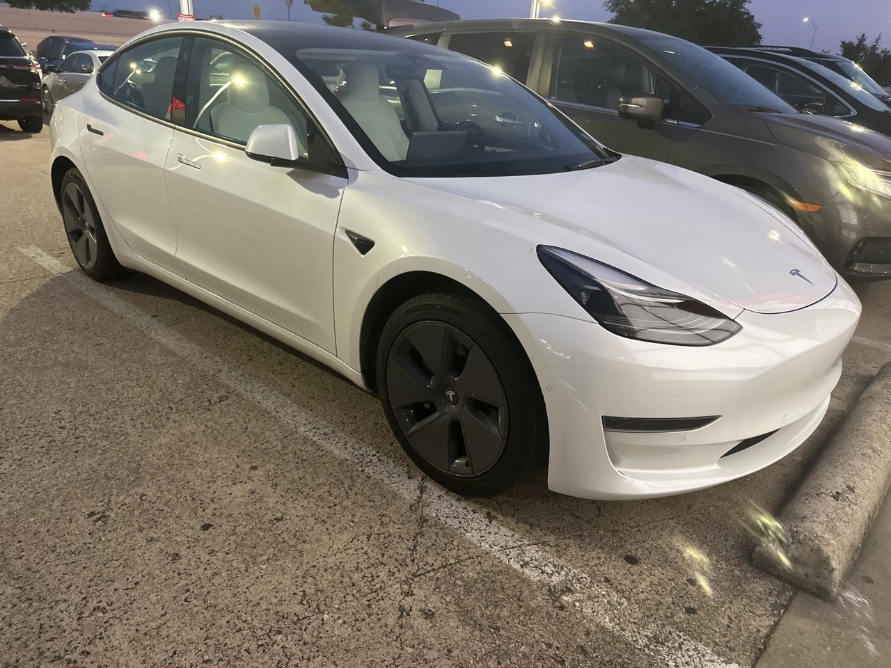 Used 2022 Tesla Model 3 Base with VIN 5YJ3E1EA4NF302812 for sale in Richardson, TX