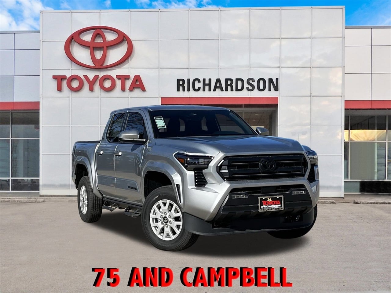 New Celestial Silver 2025 Toyota Tacoma SR5 For Sale in Richardson