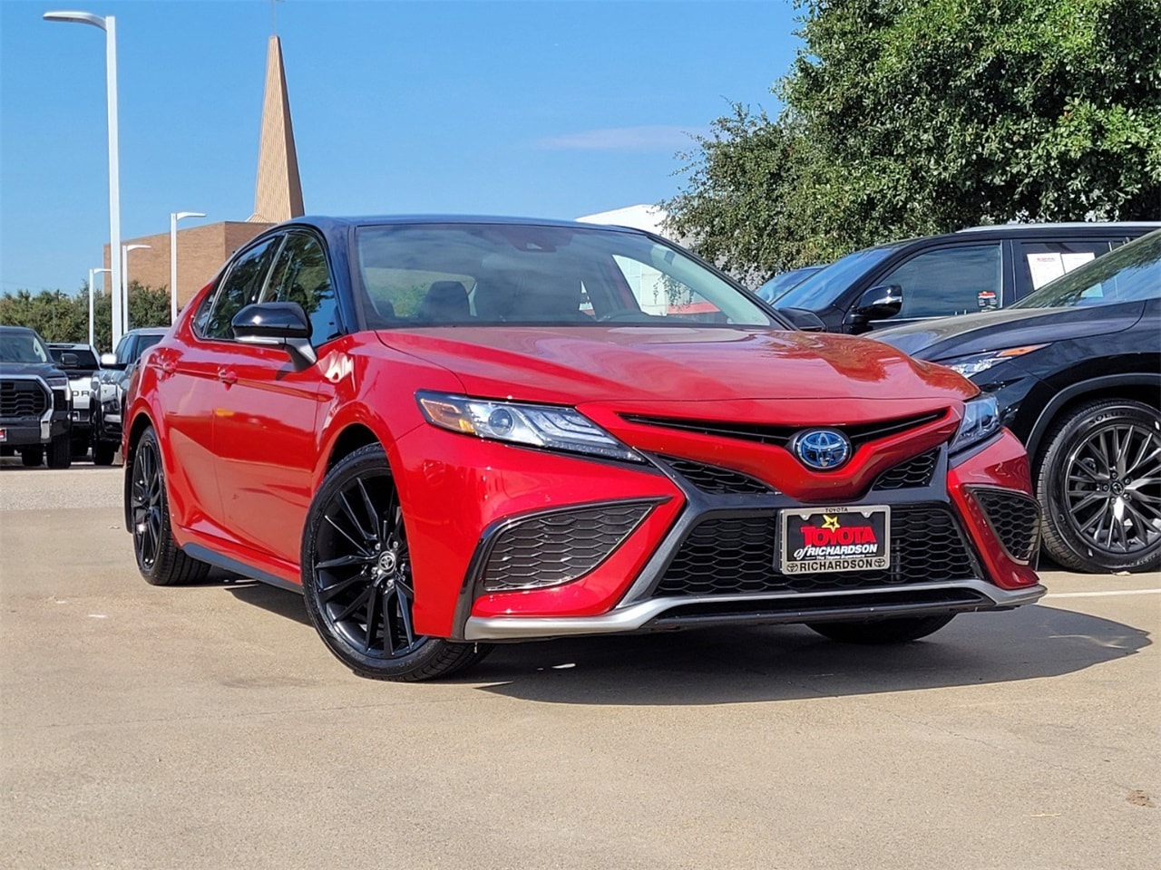 Used 2022 Toyota Camry XSE with VIN 4T1K31AK2NU032420 for sale in Richardson, TX