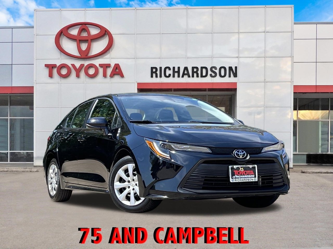 Midnight Black Metallic 2025 Toyota Corolla Sedan Front-Wheel Drive Continuously Variable Transmission