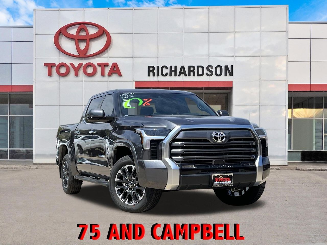 Gray 2026 Toyota Tundra Pickup Truck Four-Wheel Drive 