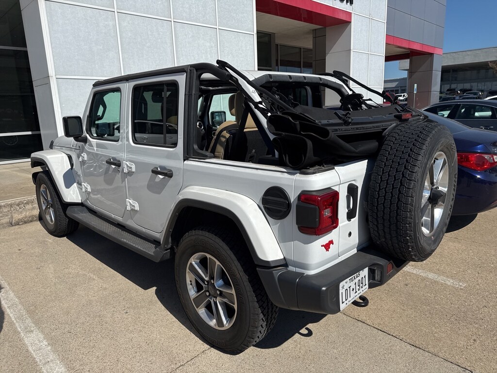 Used 2018 Jeep Wrangler Unlimited Sahara w/Premium Black Sunrider Soft SUV