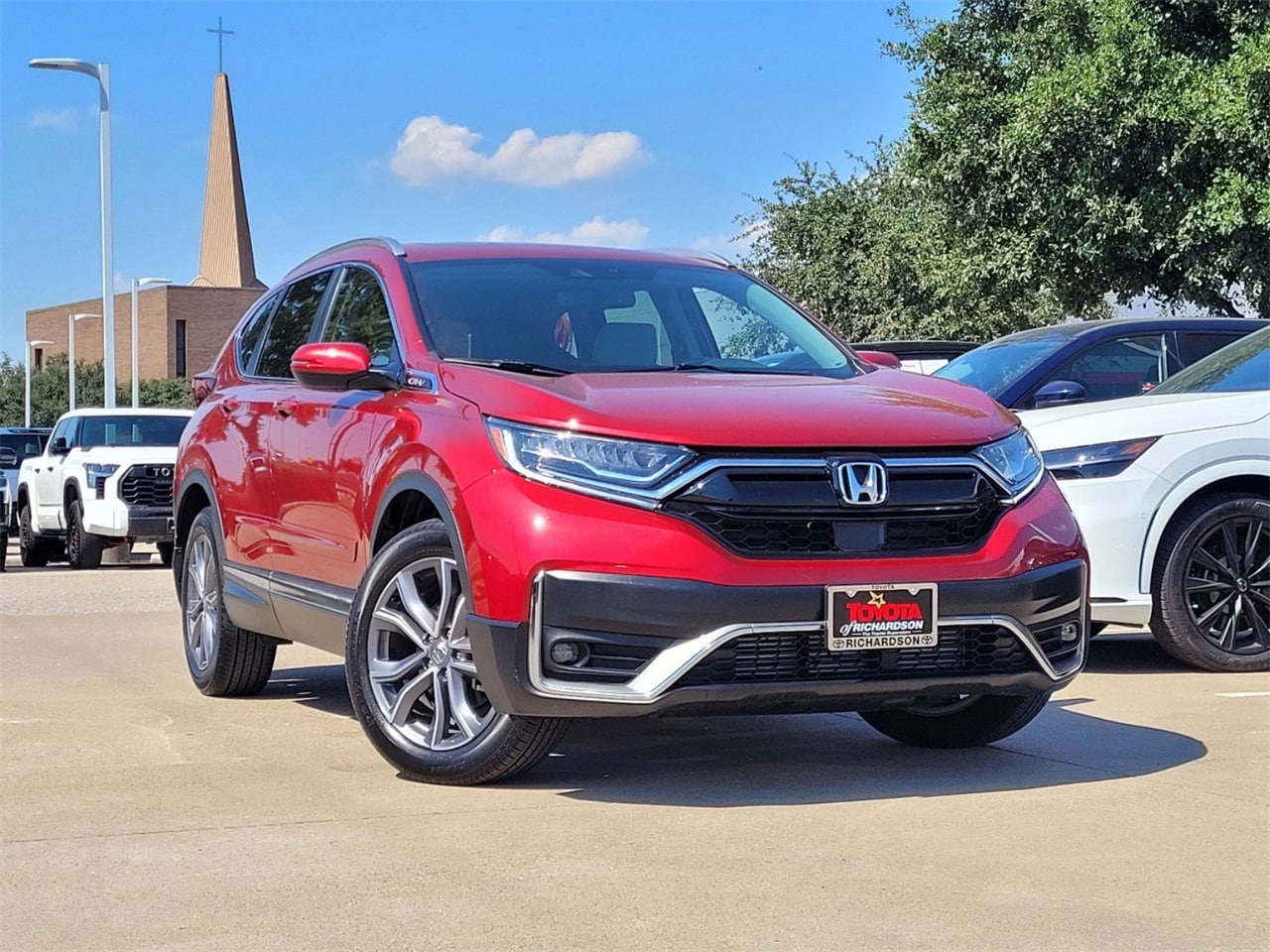 Used 2021 Honda CR-V Touring with VIN 7FARW2H9XME012849 for sale in Richardson, TX