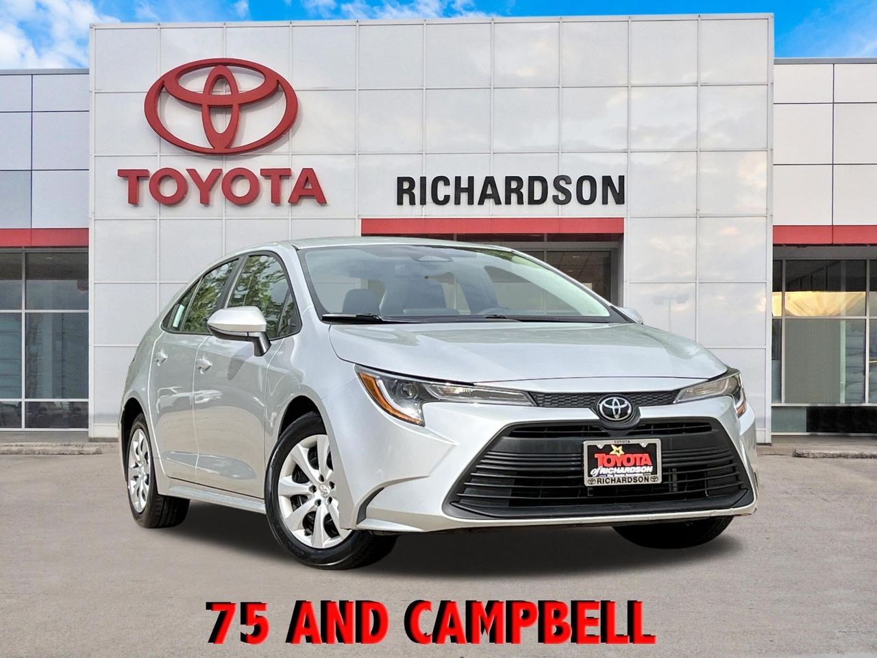 Classic Silver 2025 Toyota Corolla Sedan Front-Wheel Drive Continuously Variable Transmission