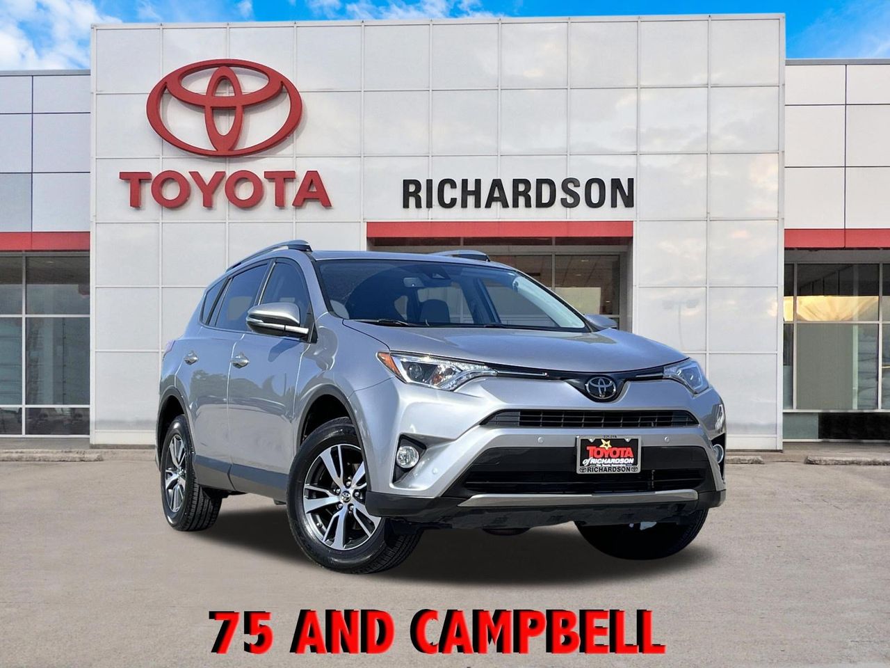 Silver Sky 2018 Toyota RAV4 SUV / Crossover Front-Wheel Drive 6-Speed Automatic