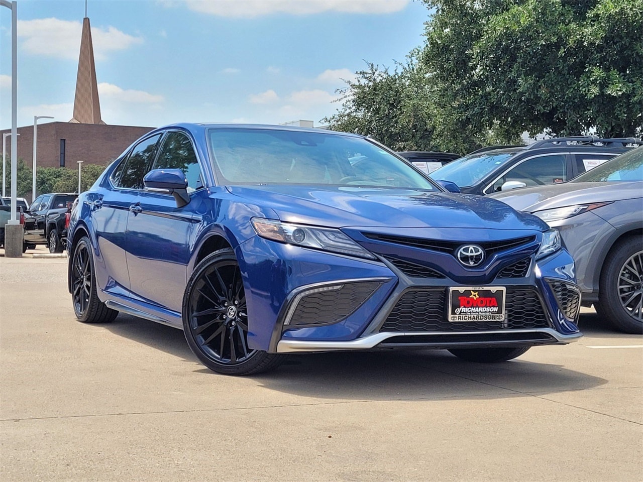 Used 2023 Toyota Camry XSE with VIN 4T1K61AK6PU186820 for sale in Richardson, TX