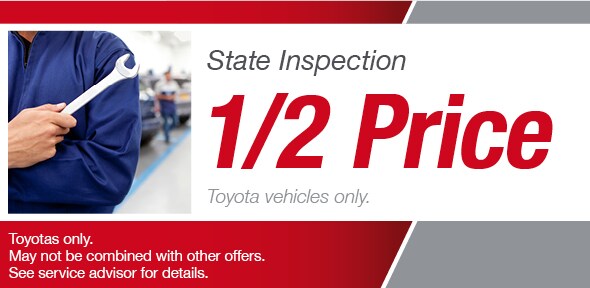 State Inspection Coupon Toyota Of Richardson