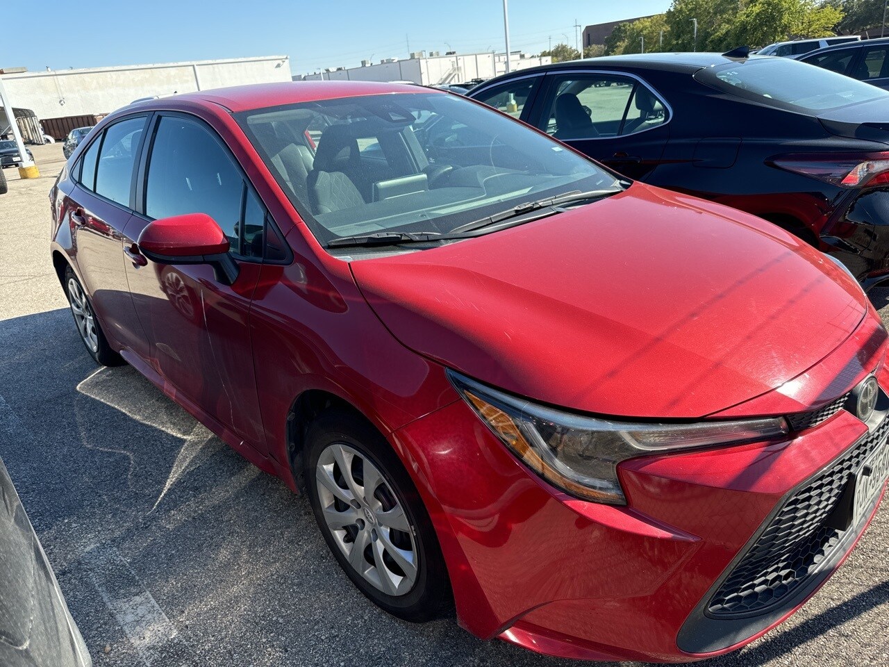 Used 2021 Toyota Corolla LE with VIN 5YFEPMAE4MP259203 for sale in Richardson, TX