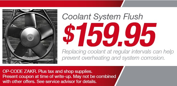 coolant flush cost