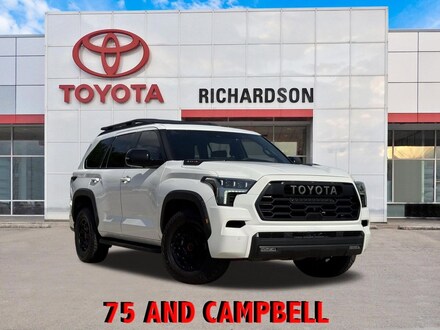 2025 Toyota Sequoia TRD Pro Wnavigation/Red Leather Interior/Pano-Roof SUV