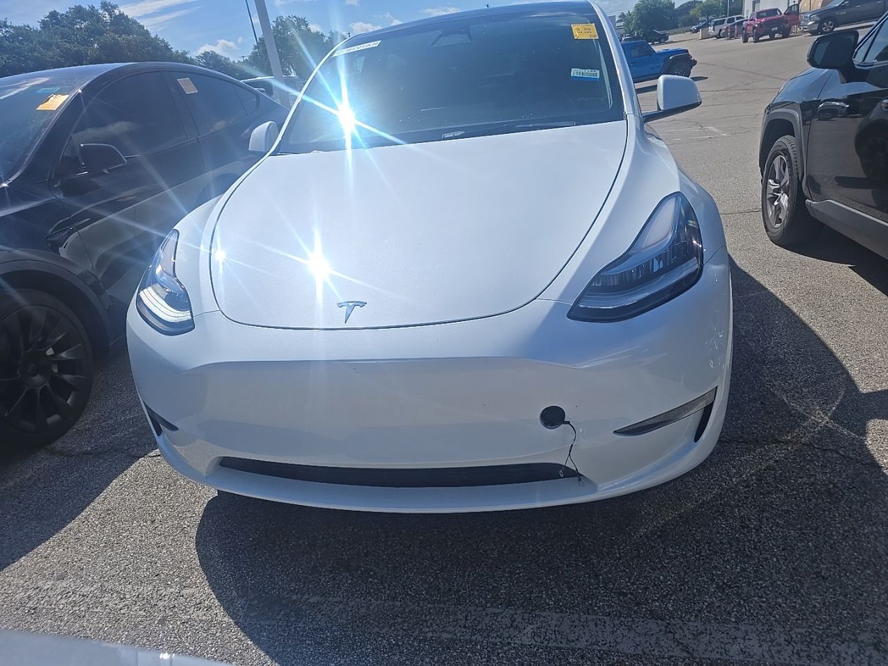 Used 2023 Tesla Model Y Long Range with VIN 7SAYGDEE1PA034227 for sale in Richardson, TX