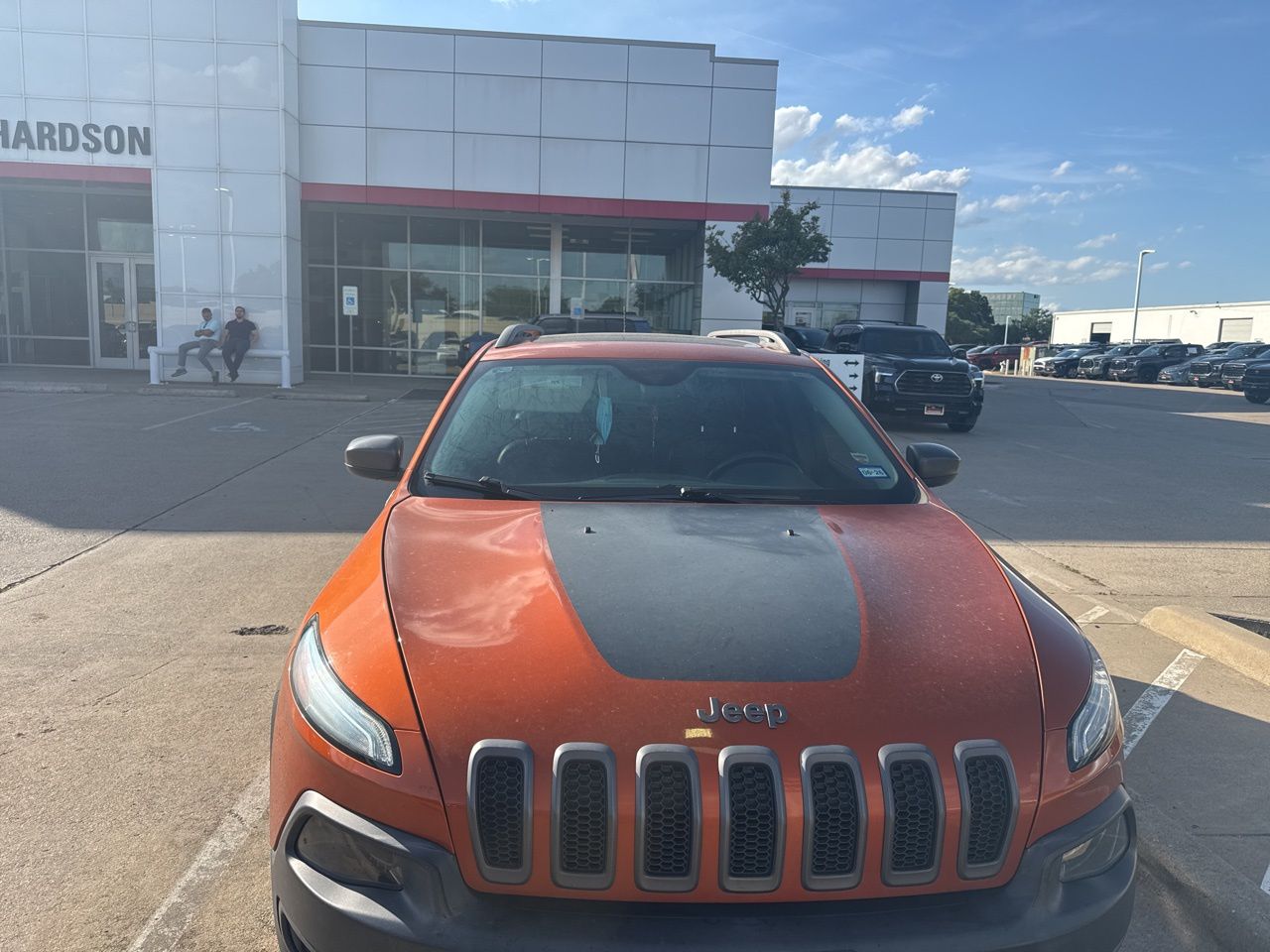 Used 2014 Jeep Cherokee Trailhawk with VIN 1C4PJMBS5EW255233 for sale in Richardson, TX