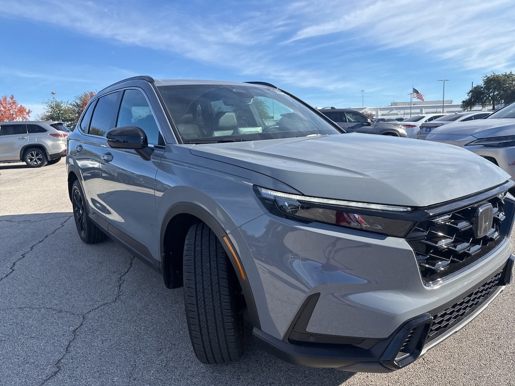 Used 2025 Honda CR-V Hybrid Sport-L w/Sunroof/Leather/18-in Berlina Black Allo SUV
