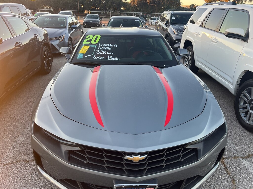 Used 2020 Chevrolet Camaro 1LT w/Technology Package/Red Leather Coupe