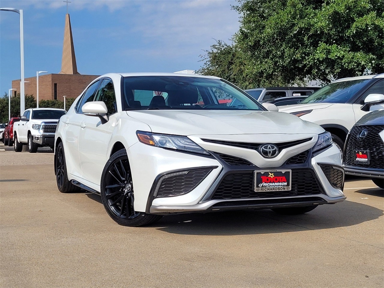 Used 2023 Toyota Camry XSE with VIN 4T1K61AK3PU092961 for sale in Richardson, TX