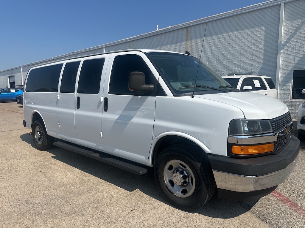Used 2018 Chevrolet Express 3500 LT Passenger Van Extended Passenger Van