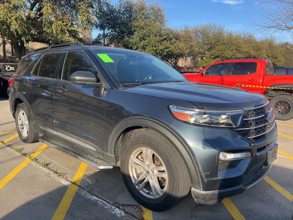Used 2022 Ford Explorer XLT w/18-Inch 5-Spoke Silver-Painted Aluminum SUV
