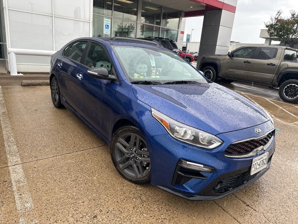 Used 2021 Kia Forte GT-Line w/Sunroof/Cloth-Leatherette Seat Trim Sedan