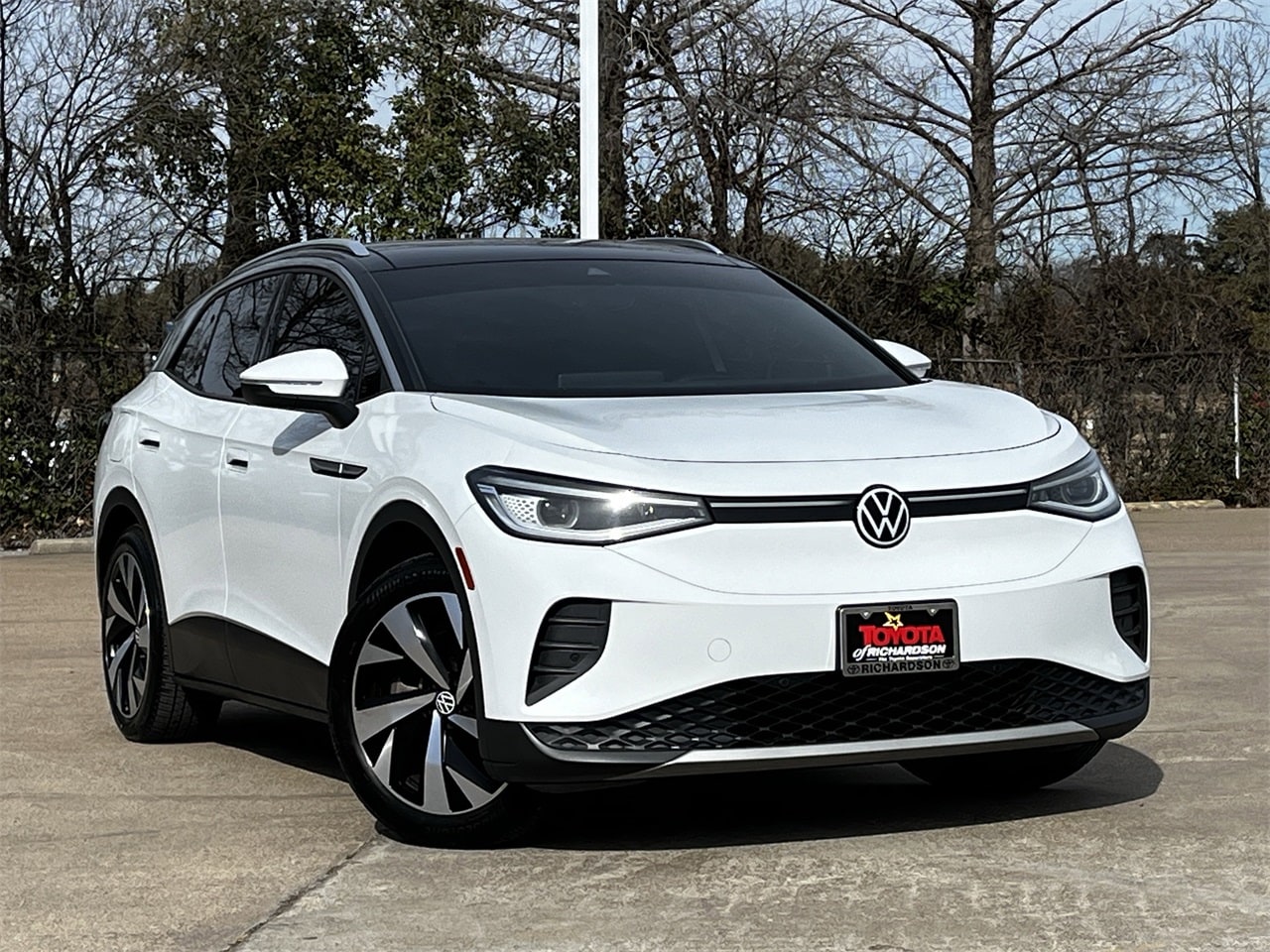 Used 2021 Volkswagen ID.4 PRO S with VIN WVGKMPE2XMP028395 for sale in Richardson, TX