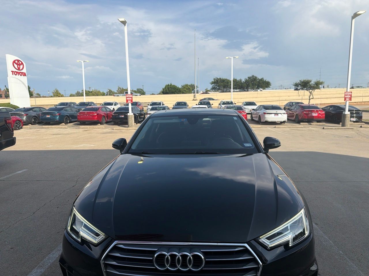 Used 2017 Audi A4 Premium Plus with VIN WAULNAF43HN018874 for sale in Richardson, TX