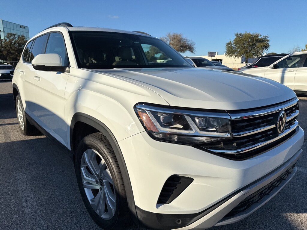 Used 2021 Volkswagen Atlas 3.6L V6 SE w/Technology w/2nd-Row Captains Chairs SUV
