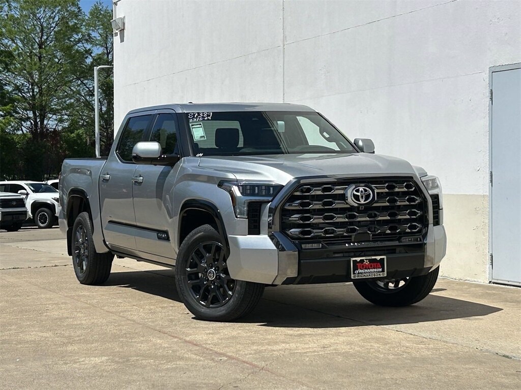New Celestial Silver 2024 Toyota Tundra Platinum For Sale in Richardson TX RX14I693 Richardson