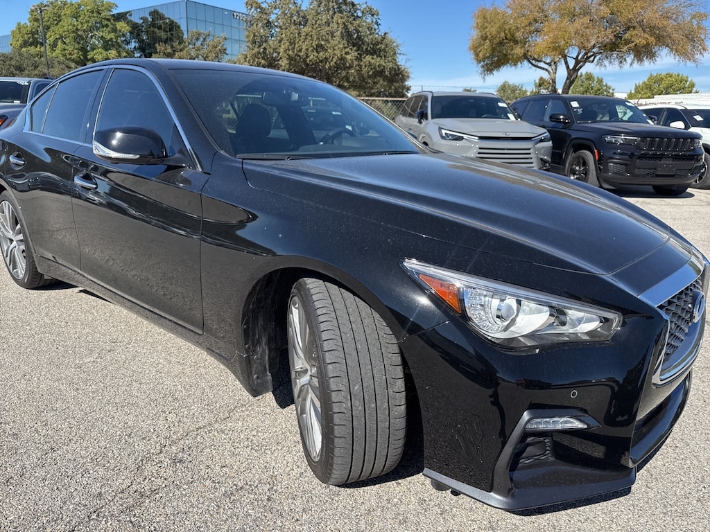 Used 2022 INFINITI Q50 Sensory w/Moonroof/Leather/Navigation Sedan