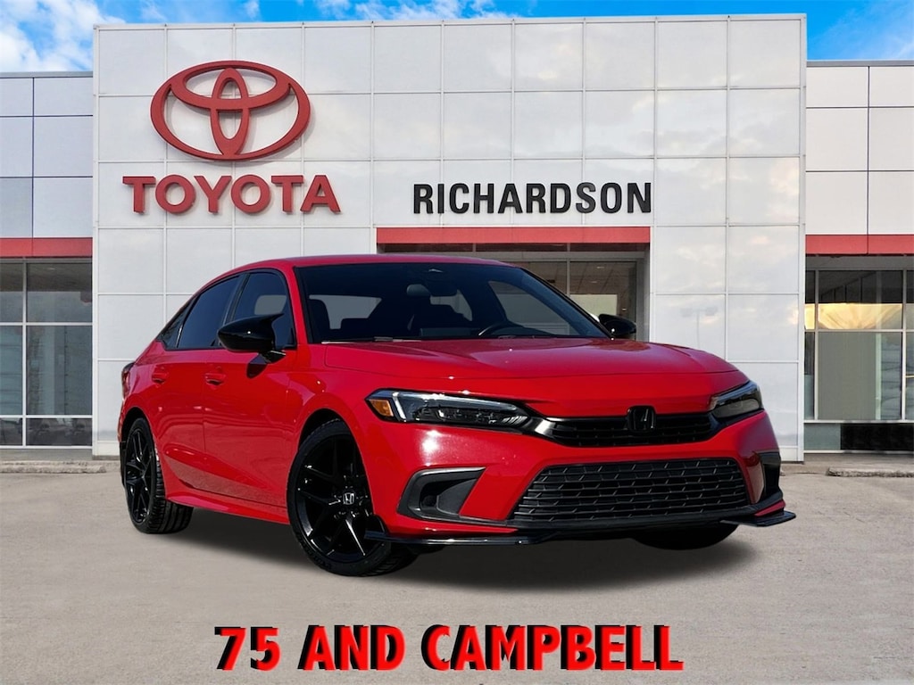 Used 2022 Honda Civic Sport w/18-Inch Black Alloy Wheels Sedan