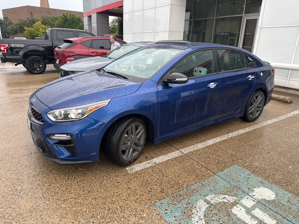 Used 2021 Kia Forte GT-Line w/Sunroof/Cloth-Leatherette Seat Trim Sedan