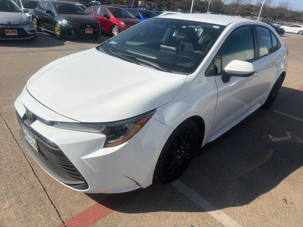 Used 2024 Toyota Corolla LE w/Radio: 8-Inch Toyota Audio Multimedia Sedan