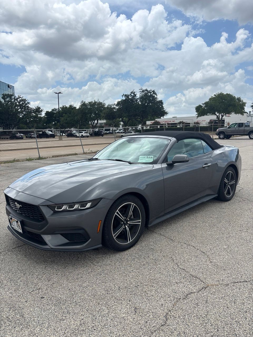 Gray Metallic 2024 Ford Mustang Convertible Rear-Wheel Drive Automatic
