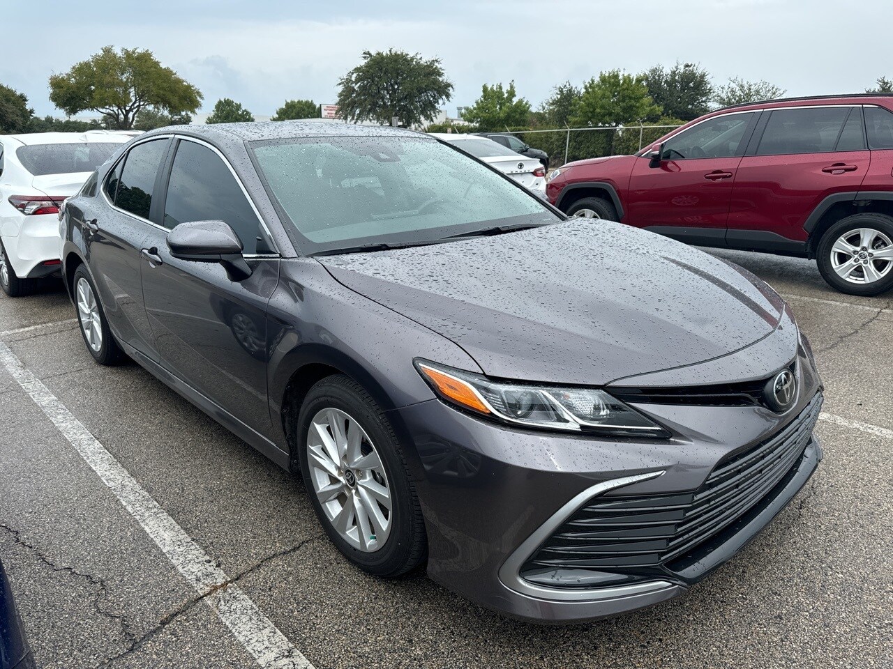 Used 2024 Toyota Camry LE with VIN 4T1C11AK6RU861264 for sale in Richardson, TX