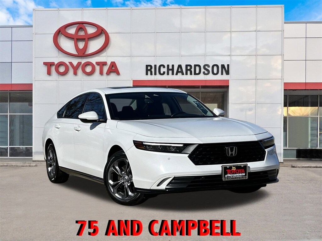 Used 2023 Honda Accord Hybrid EX-L w/Sunroof/Leather/17-in Pewter Gray Alloy Sedan